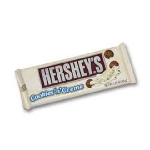 Hershey company made the cookies and cream chocolate bar