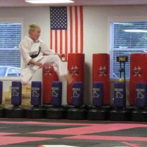 When I started karate.