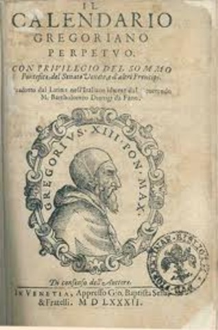 Inici del calendari gregorià