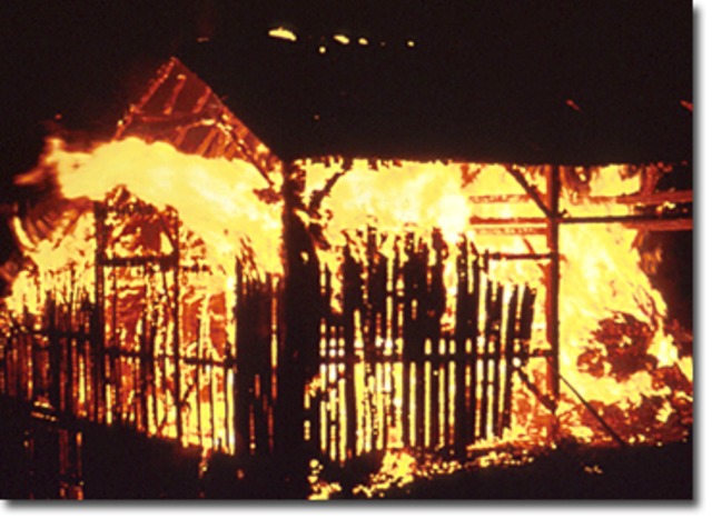 Globe Theatre destroyed