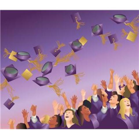 I was graduated from Middle School.