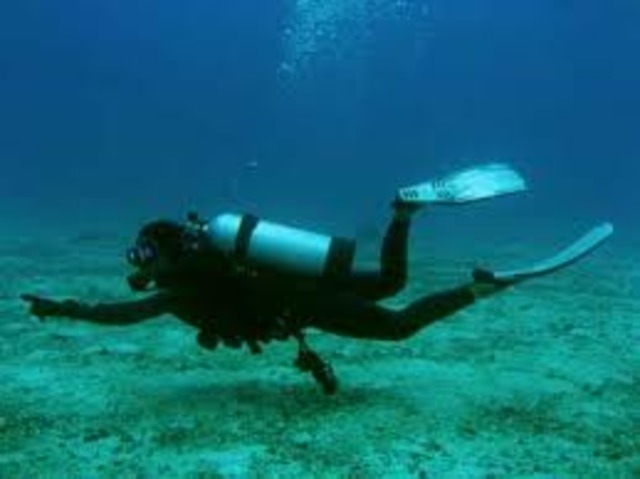 The 1st World Cometition of Scuba Diving