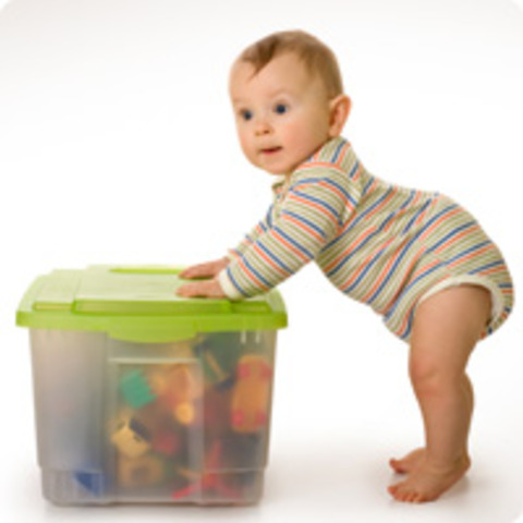 Physical Development : Pull self to standing position