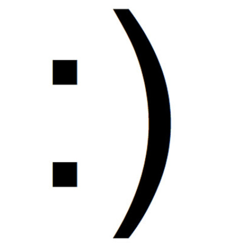 The first emoticon :-)