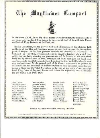 Mayflower Compact