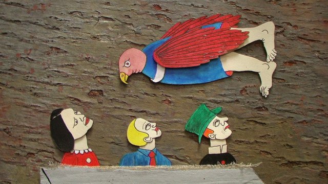 The first paper cutout animation