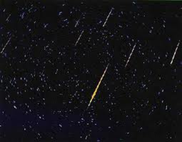 earliest known record of meteor shower