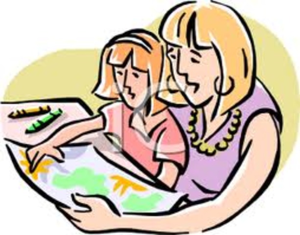 My first experience in school with my mom