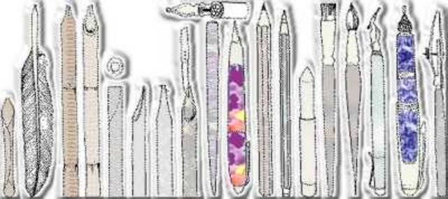 Primitave Writeing tools