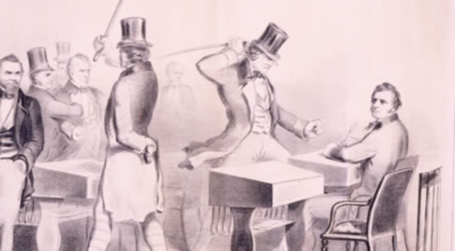 Brooks/Sumner Affair(violence in Congress)