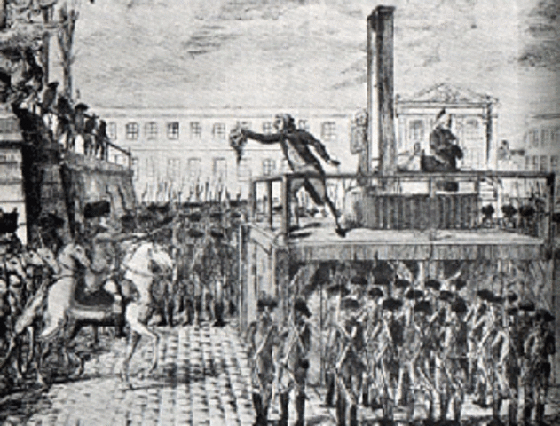 Execution of Louis XVI amd Marie Antoinette