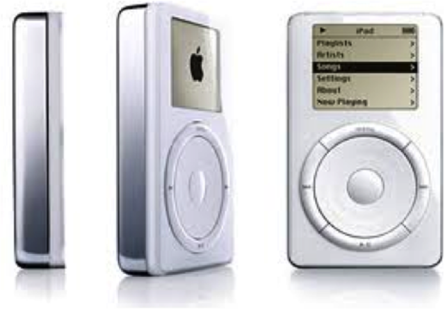 IPod with scroll wheel