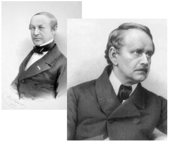 Schleider and Schwann begin their work on the Cell Theory