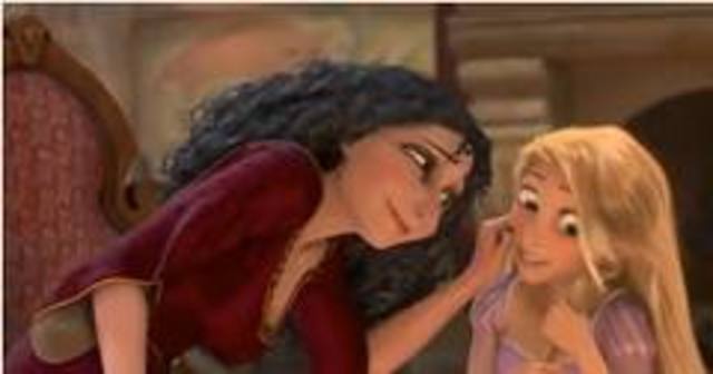 Gothel leaves for Rapunzels birthday gift