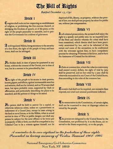 English Bill Of Rights