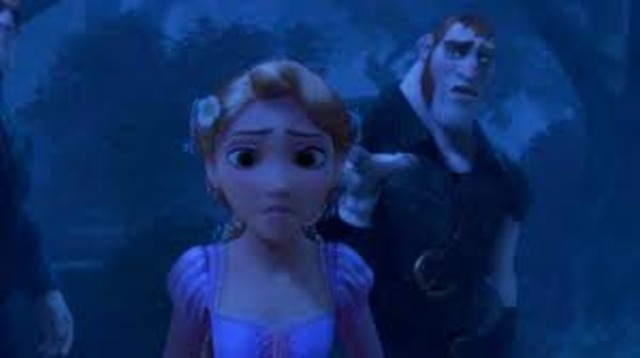 Flynn Rider gets put on a boat unconscious  and gets caught by soldiers