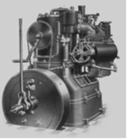 First 2 Stroke Marine Engine