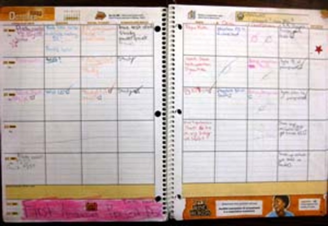 check my homework planner