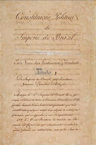 Primeira Constituição - Outorgada