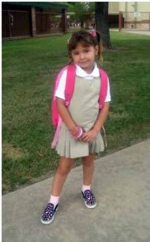 My first day in Kindergarten.