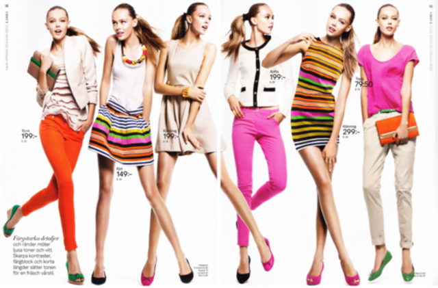 Envío catalogo H&M a influenciadores