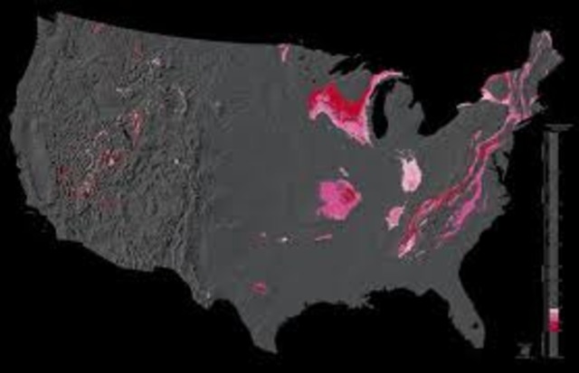 End of Cambrian period. Beginning of Ordovician period. 500M-435M