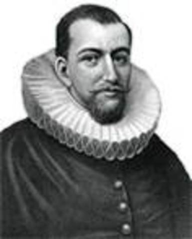 Henry Hudson explores the New York harbor and Hudson River for the Dutch