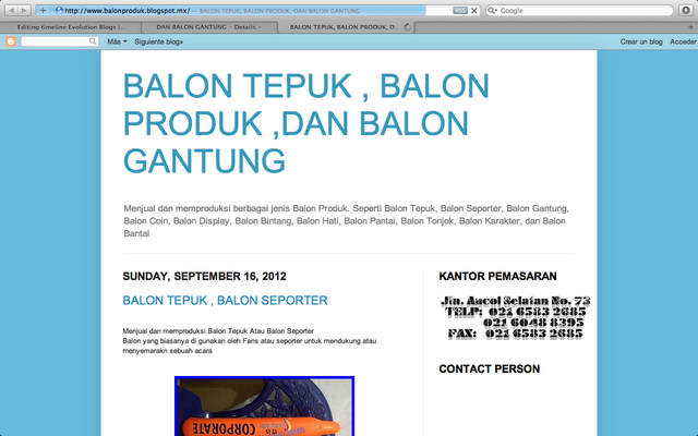 BALON TEPUK , BALON PRODUK ,DAN BALON GANTUNG