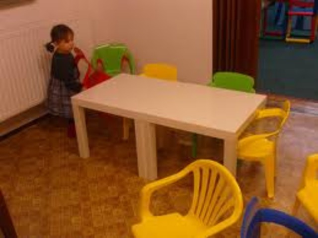 My first day in kindergarten