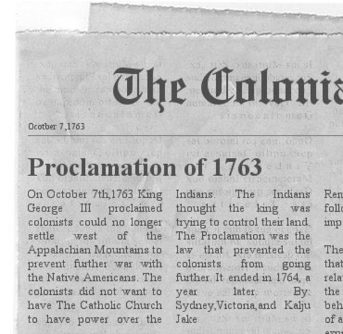 Proclamation of 1763