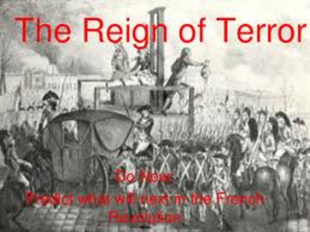 Start Of Reign Of Terror
