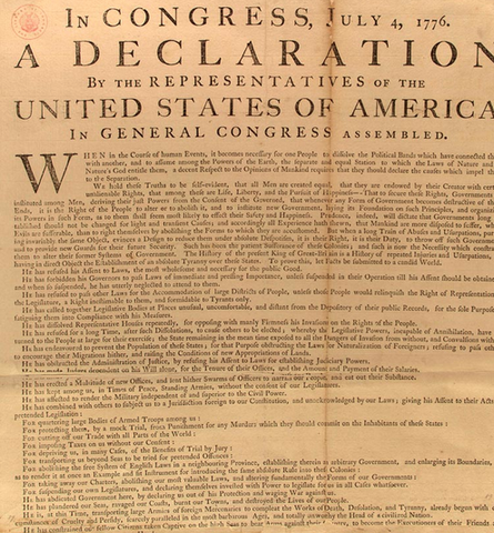Declaration of Independence