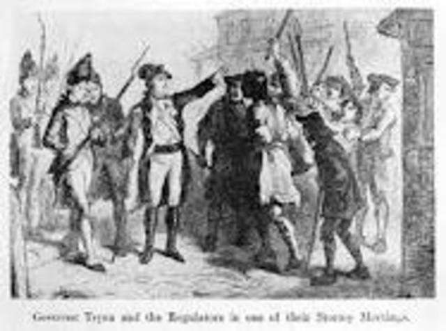 Regulator Movement  quelled in North Carolina