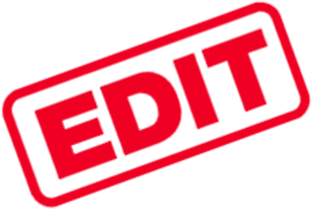 Last day to edit your project in class.