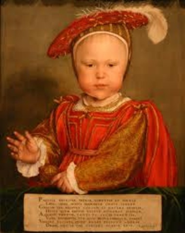 The birth of Prince Edward VI