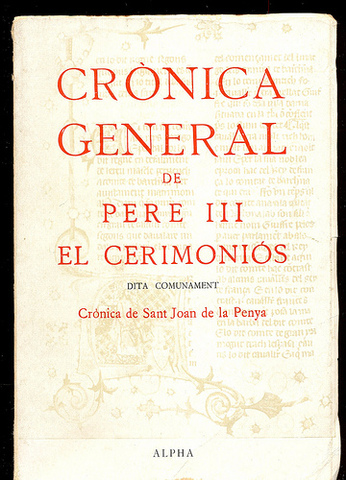 Crònica de Pere el Cerimoniós.