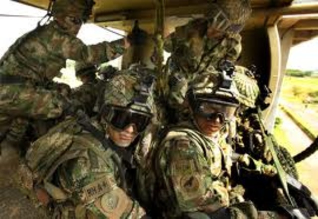 Aproximadamente 300 hombres de las fuerzas especiales de Estados Unidos entrenarán y suministrarán equipos de inteligencia a una unidad del Ejército de Colombia