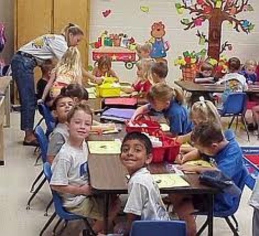 Entre al KInder por primera vez.