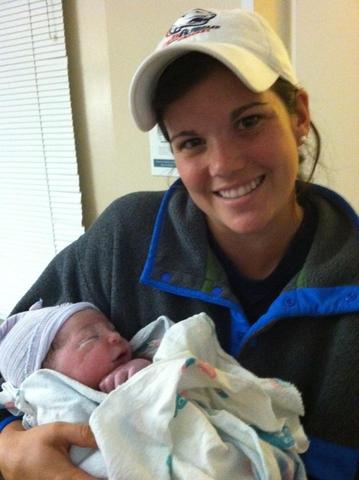 My niece Ella was born