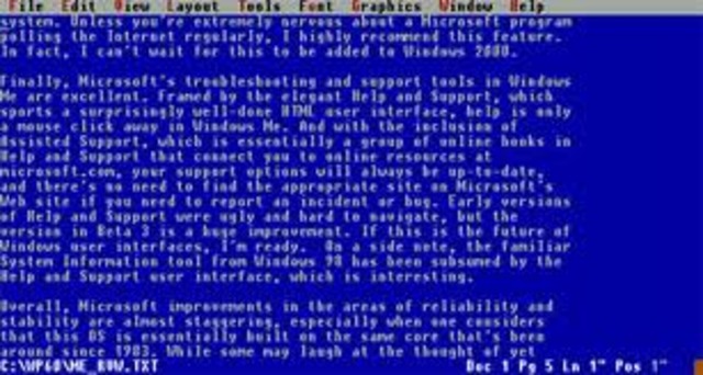 WordPerfect 4.2