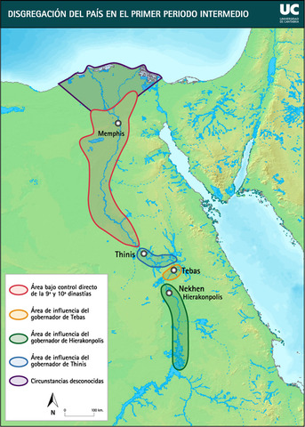 Egipto se divide en pequeños reinos. 2281 a.C.