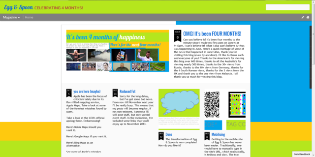 Launch of Egg & Spoon (then Up & Down)