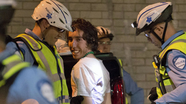 Police arrest 28 in Montreal's F1 protests