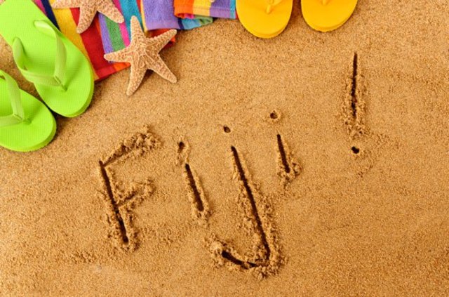 First overseas trip to Fiji
