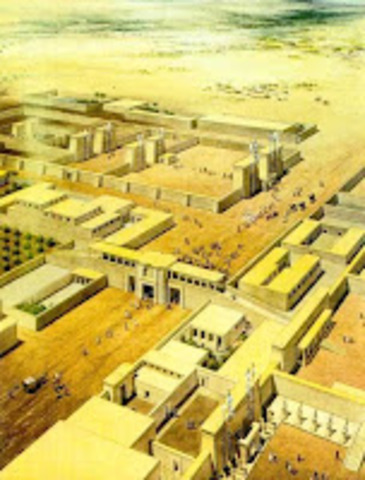 Inicio de construcción de Tell-el-Amarna (a.C)