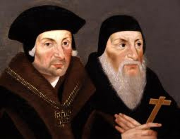 John Fisher and Thomas More executed