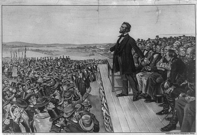 Lincoln Delivers the Gettysburg Address