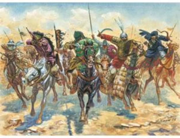Arabs defeat the Byzantine Army