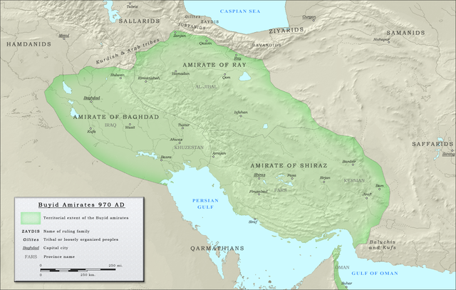 Buyids of Persia invade the heartlands of the Abbasid Empire