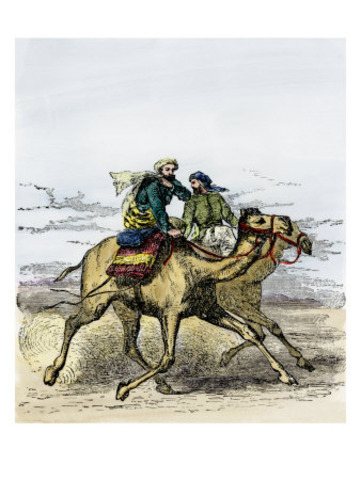 Muhammud and his followers flee from Mecca to Medina